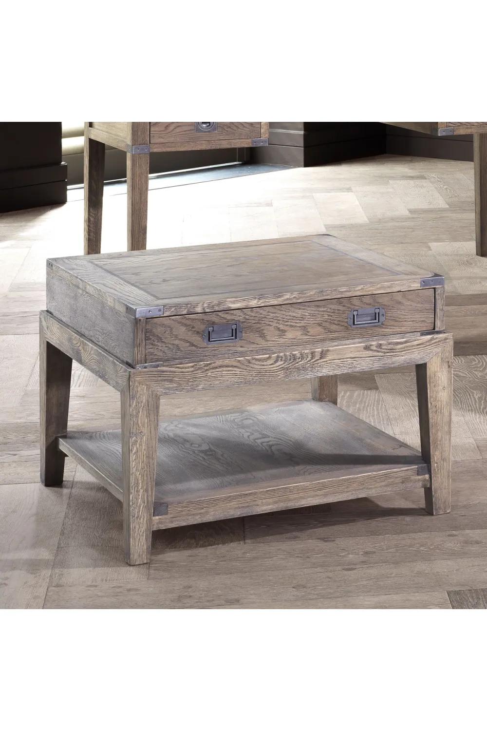 Wooden Side Table | Eichholtz Military